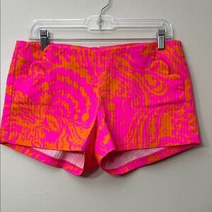 Vibrant Pink and Orange Women's Shorts